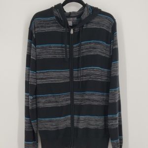 Men's Zippered Hoodie, XL